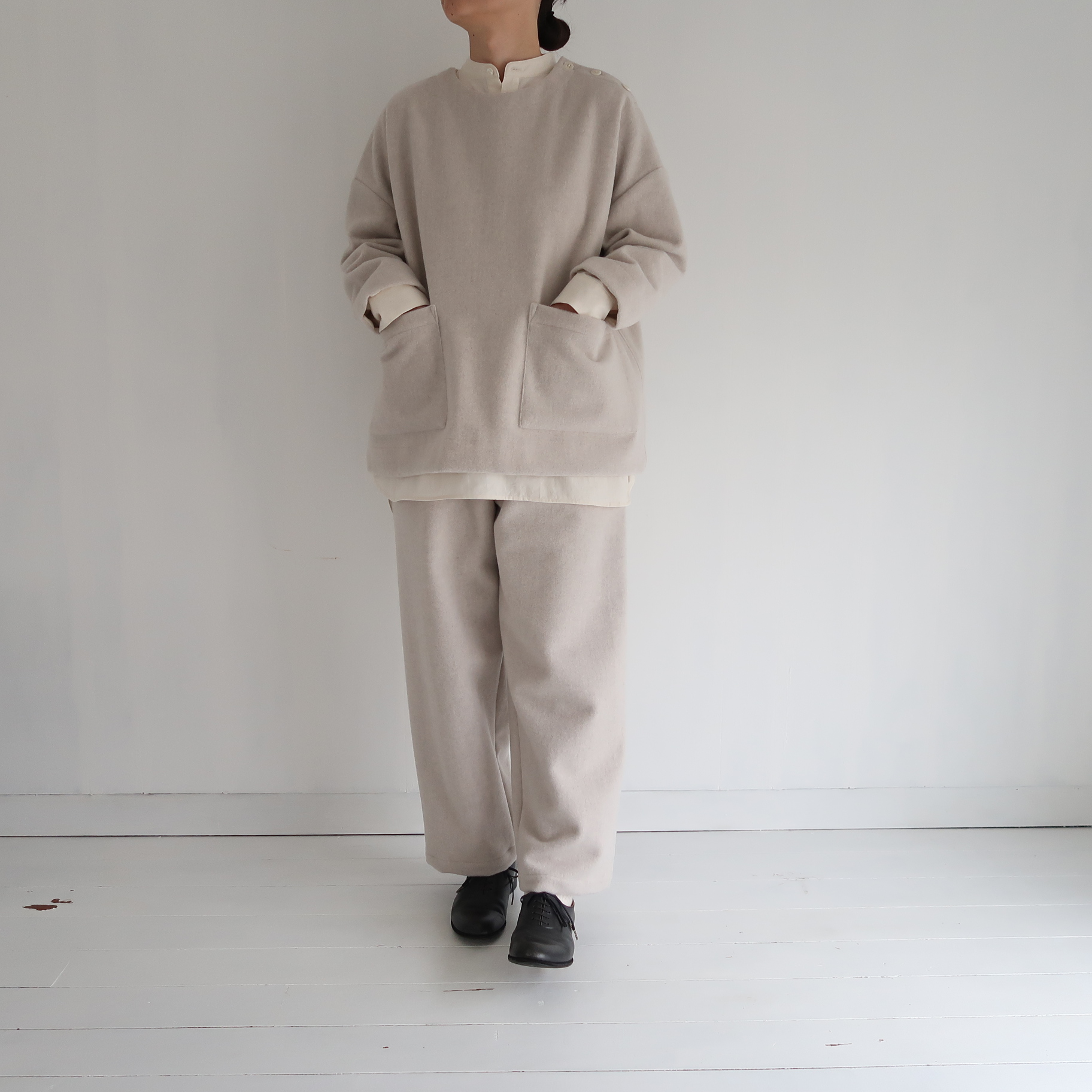 wool pile smock ( ivory ) オンラインストアに追加しました。