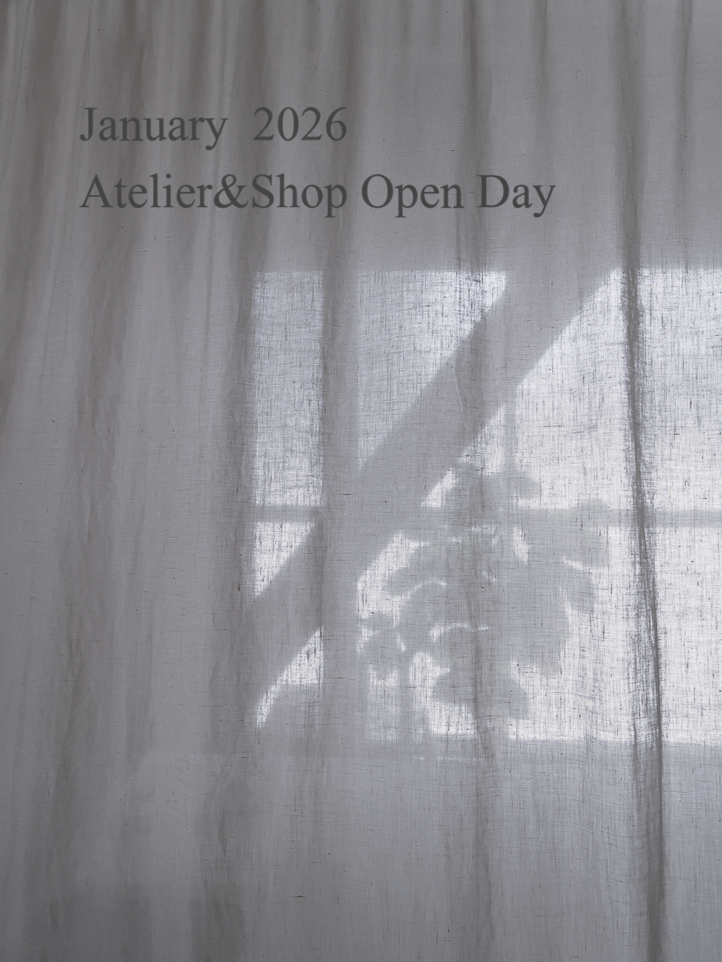 新年 1月の アトリエショップ Open Day のご案内。